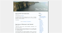 Desktop Screenshot of funblog.themeparks.de